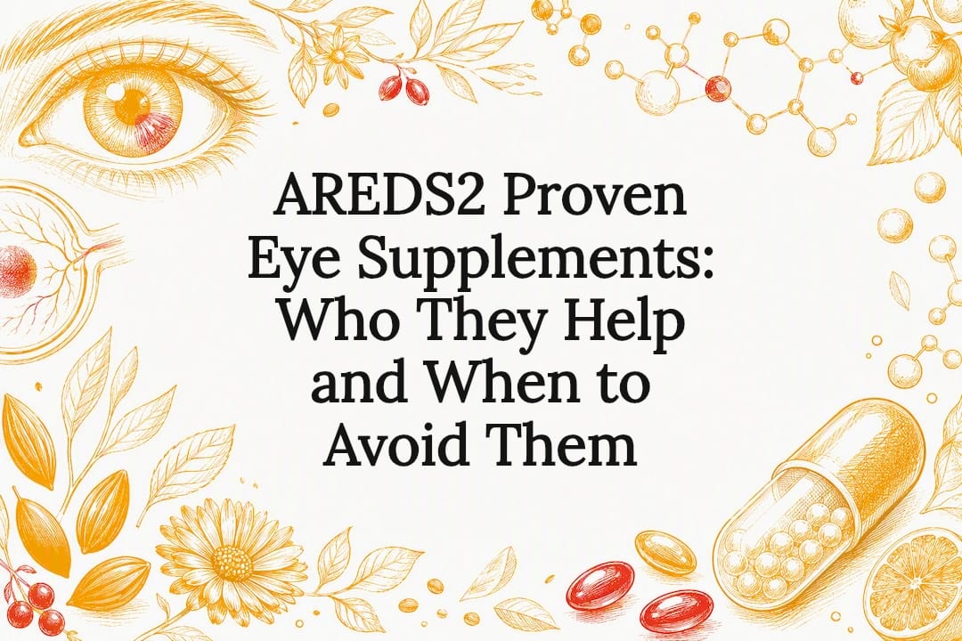 AREDS2 eye supplement article title card