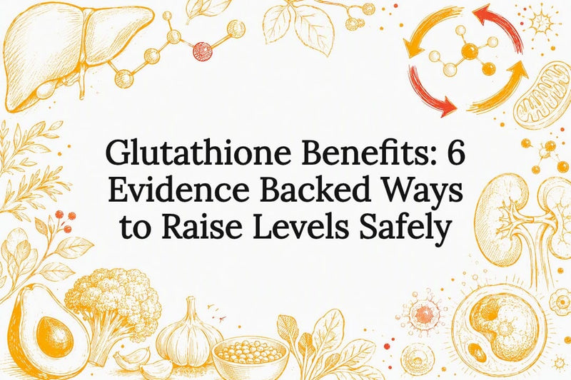 Decorative glutathione benefits title card