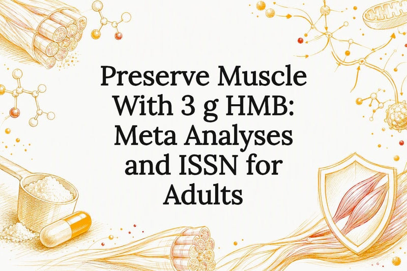 Decorative HMB muscle preservation title card