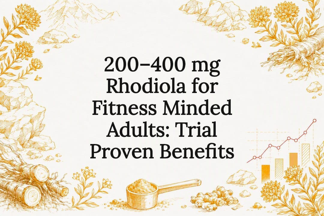 Decorative rhodiola benefits title card
