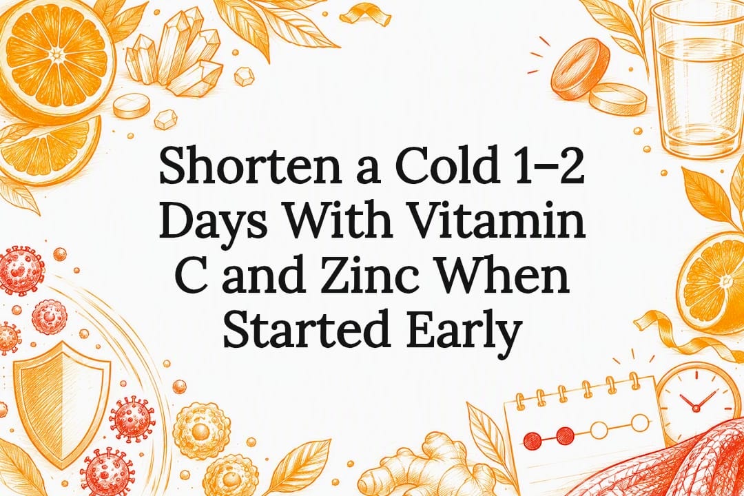 Vitamin C and zinc article title card
