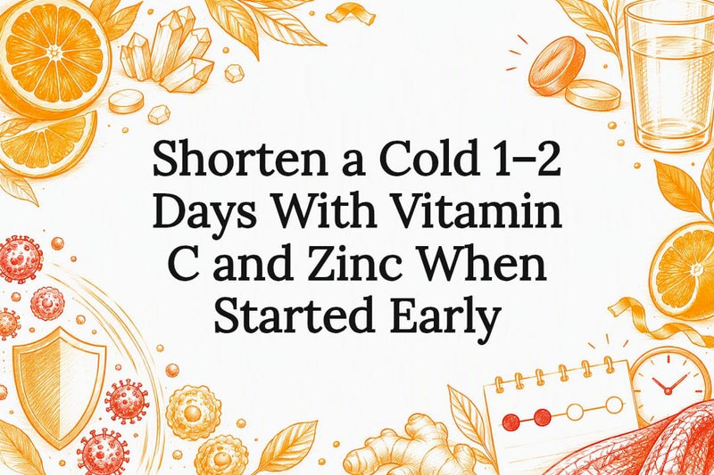 Vitamin C and zinc article title card