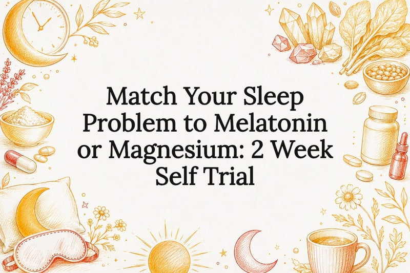 Melatonin magnesium sleep trial title card