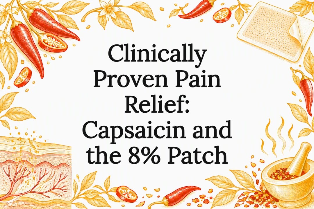 Capsaicin pain relief illustrated title card