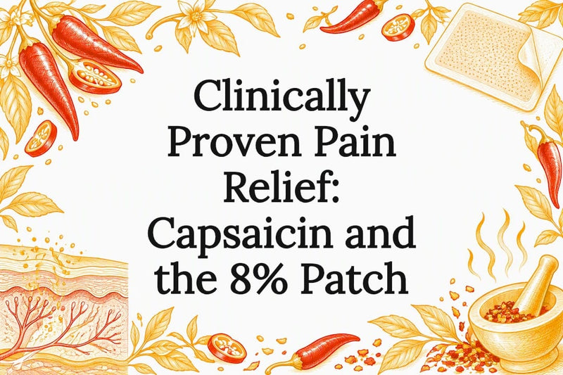 Capsaicin pain relief illustrated title card
