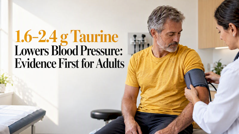 Adult having blood pressure measured