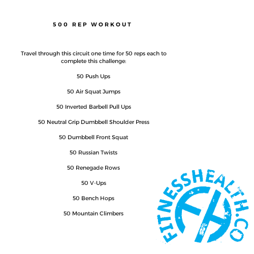 500 REP WORKOUT - Fitness Health 