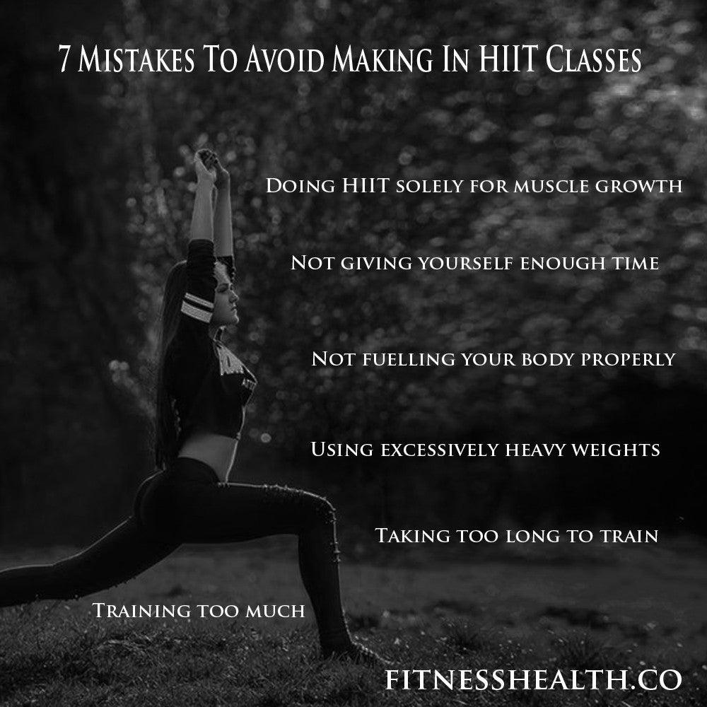 7 Mistakes To Avoid Making In HIIT Classes