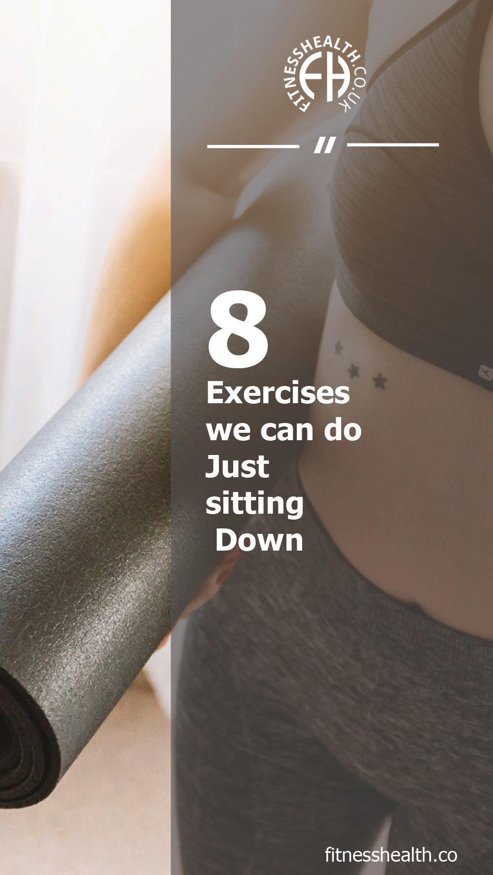 8 Exercises we can do Just sitting Down - Fitness Health 