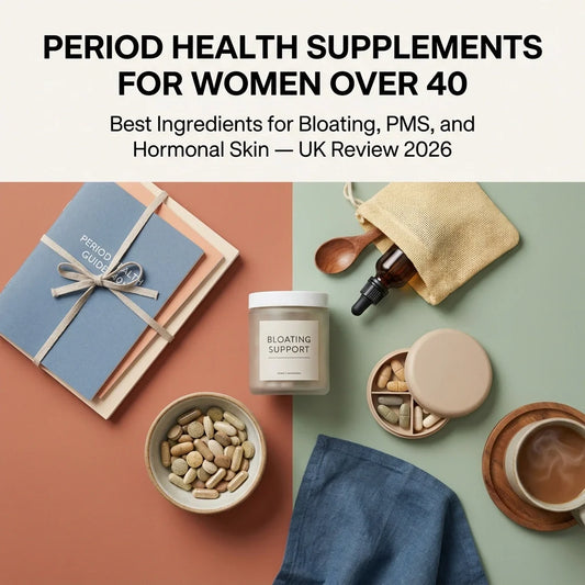 Period Health Supplements for Women Over 40: Best Ingredients for Bloating, PMS, and Hormonal Skin: UK Review 2026