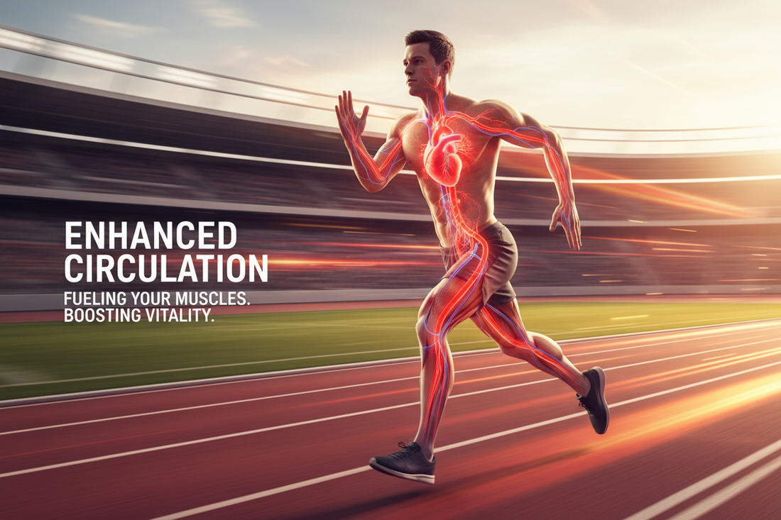 Cardio fitness increasing blood flow