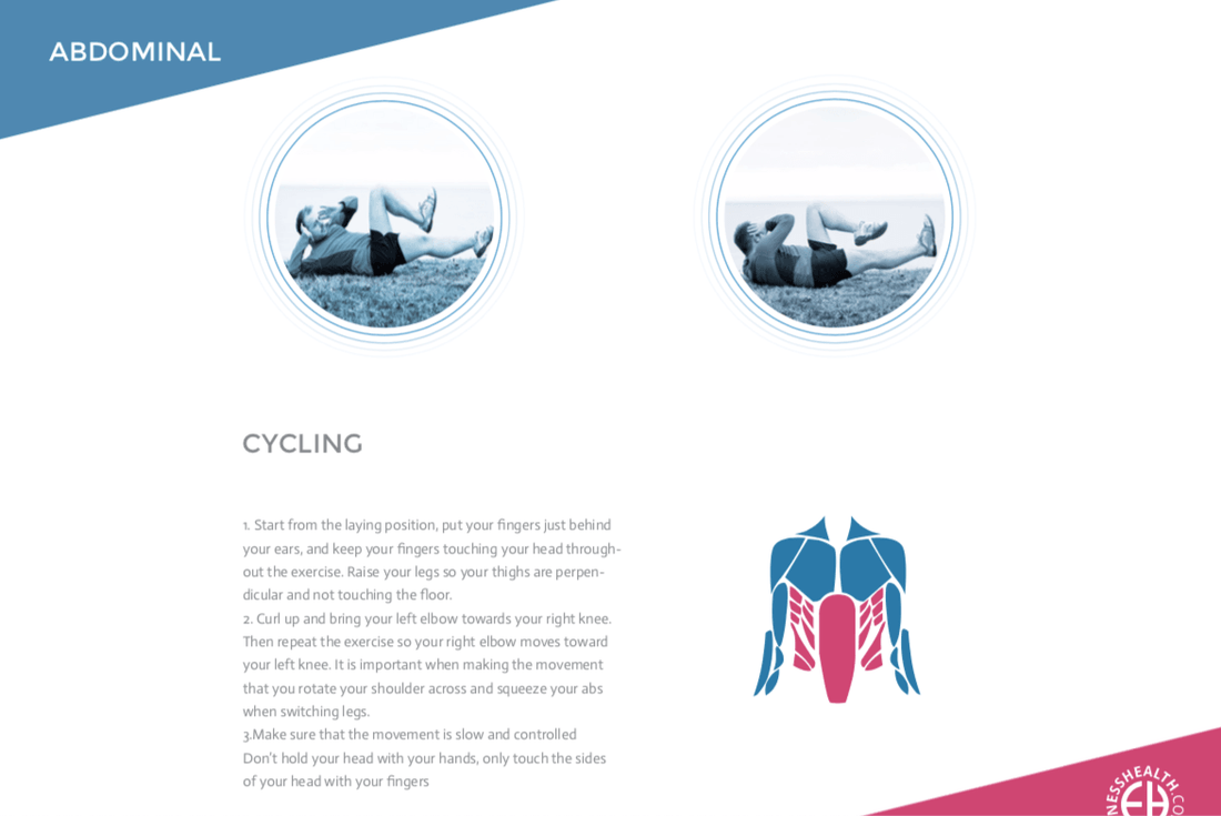 CYCLING AB EXERCISE - Fitness Health 