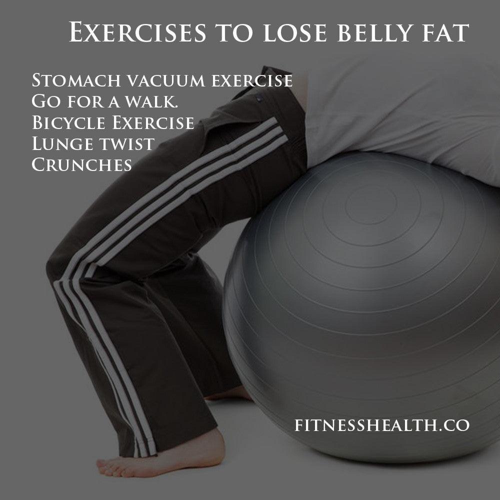 Exercises to do at home to lose belly fat - Fitness Health 