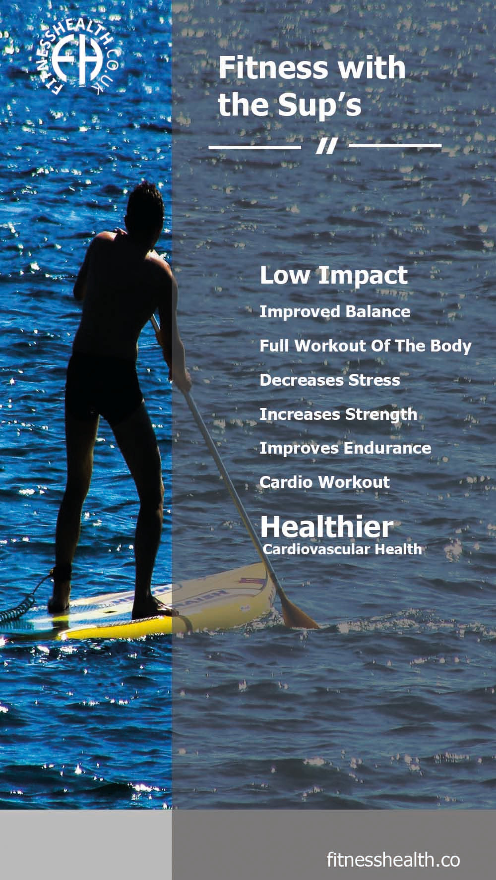 Fitness with the SUP (Stand up paddle boards) - Fitness Health 