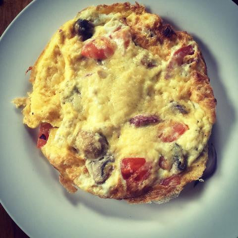 Four Egg Omelette Protein Breakfast Recipe - Fitness Health 