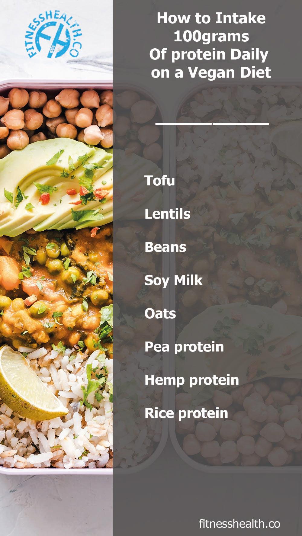 How to Intake 100grams Of Protein Daily on a Vegan Diet