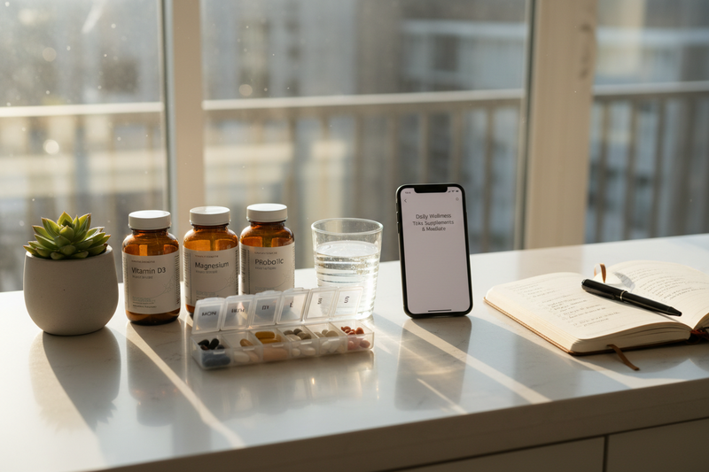 How to Remember to Take Your Supplements: 7 Habit Stacking Tips for Busy Professionals