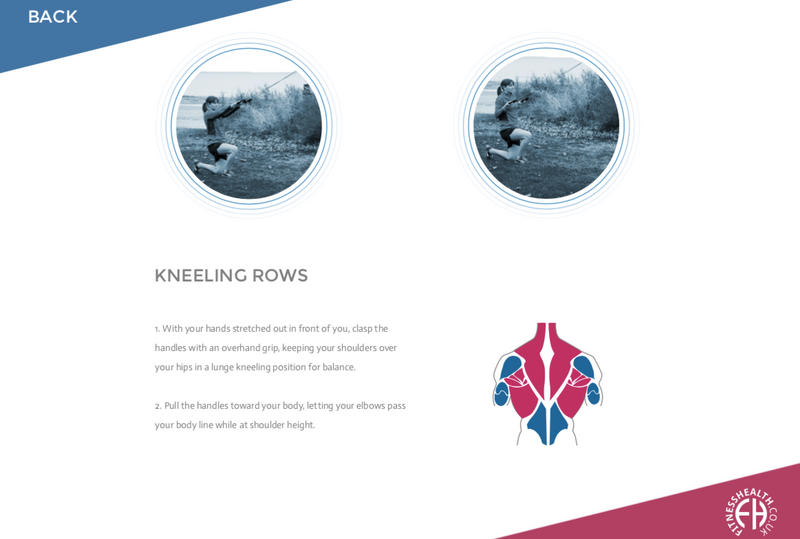 KNEELING ROW - Fitness Health 