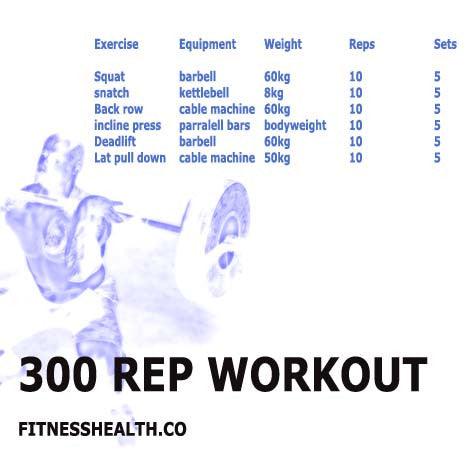 Leg and Back 45 minute 300 rep blast - Fitness Health 
