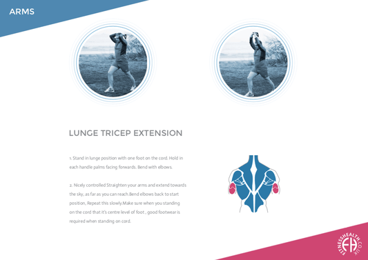 LUNGE TRICEP EXTENSION - Fitness Health 