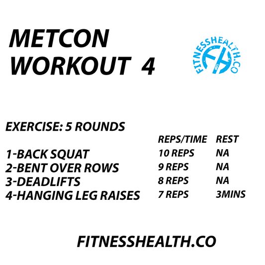 METCON Workout Training 4 Total Body  - Fitness Health 