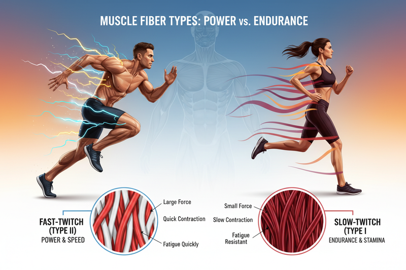Muscle Fiber Types: Training for Fast-Twitch vs Slow-Twitch Dominance