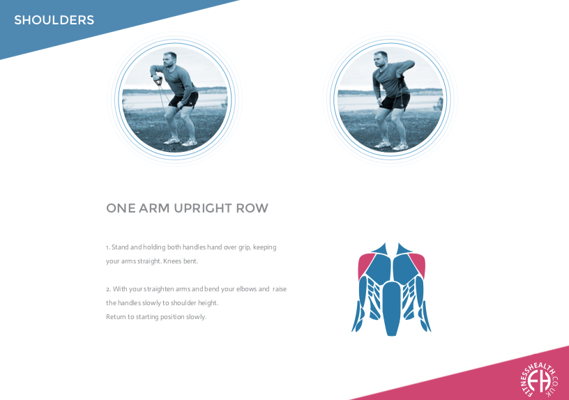 ONE ARM UPRIGHT ROW - Fitness Health 