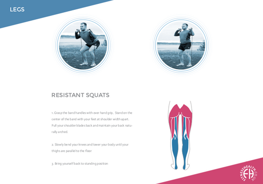 RESISTANCE BAND SQUATS - Fitness Health 