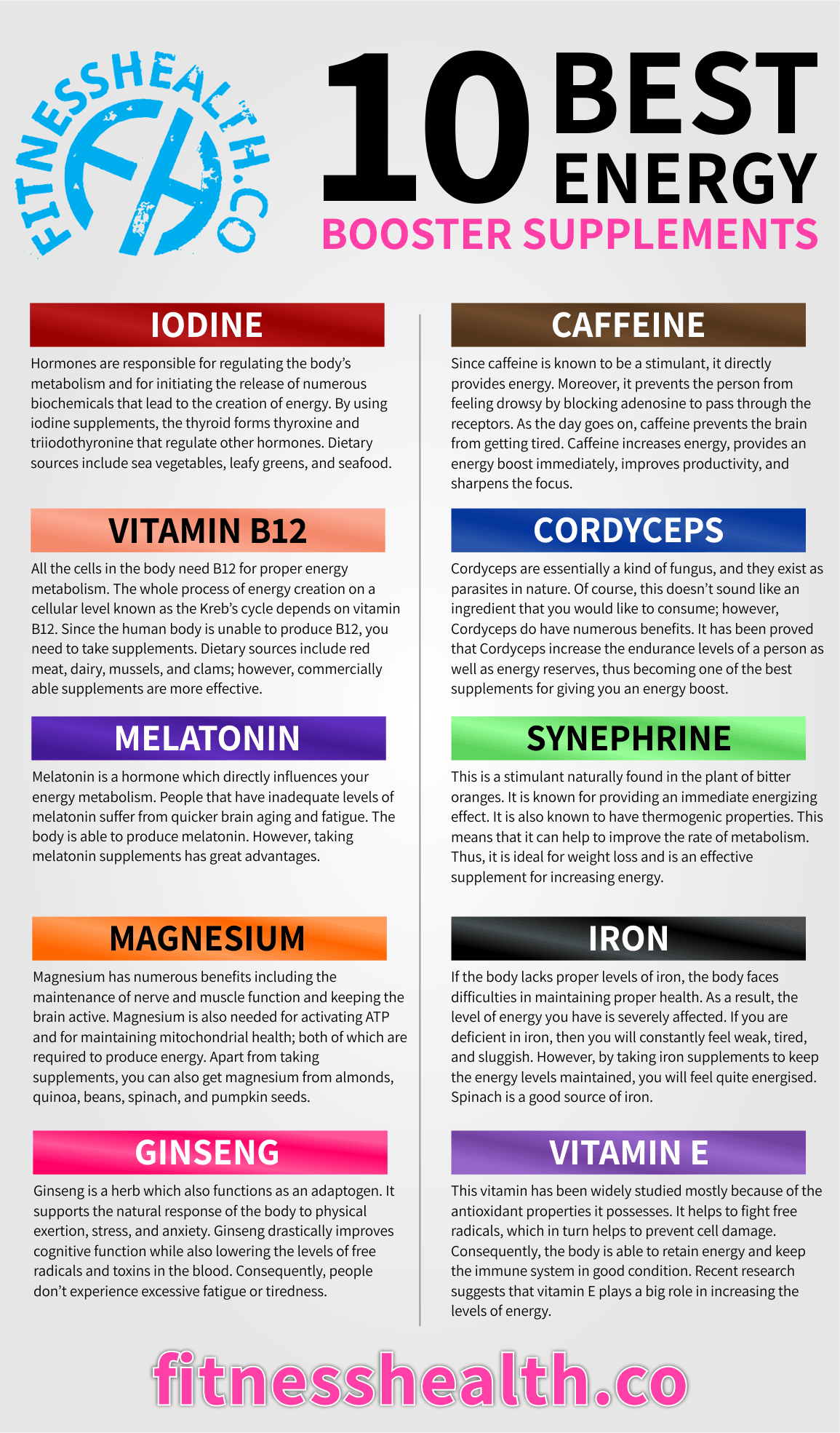Energy Boosting Supplements