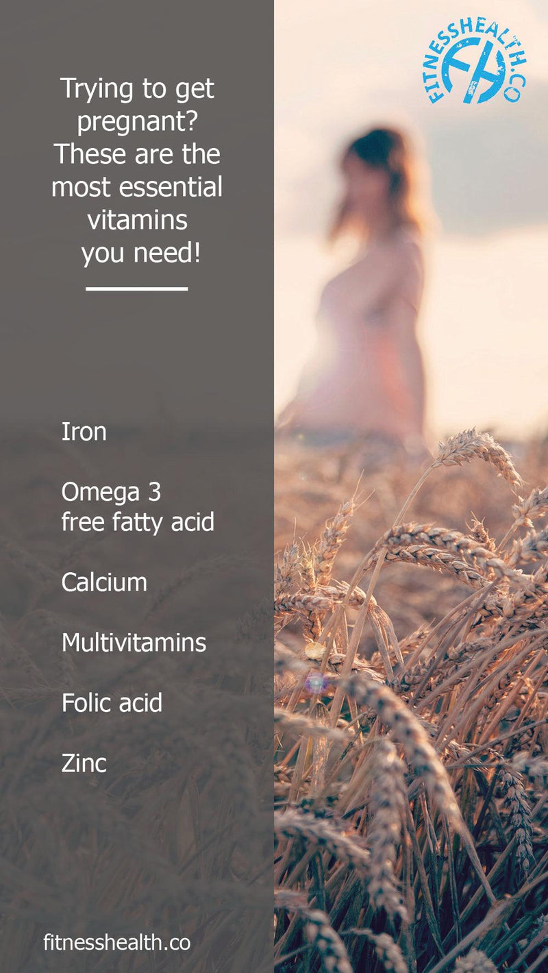 Trying to get pregnant? These are the most essential vitamins you need! - Fitness Health 