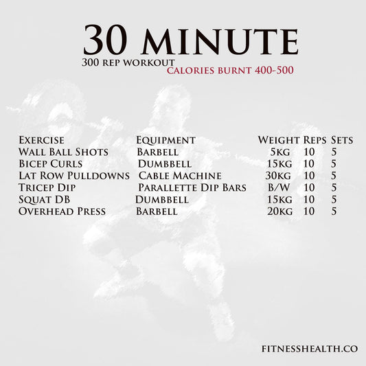 30 Min 300 reps