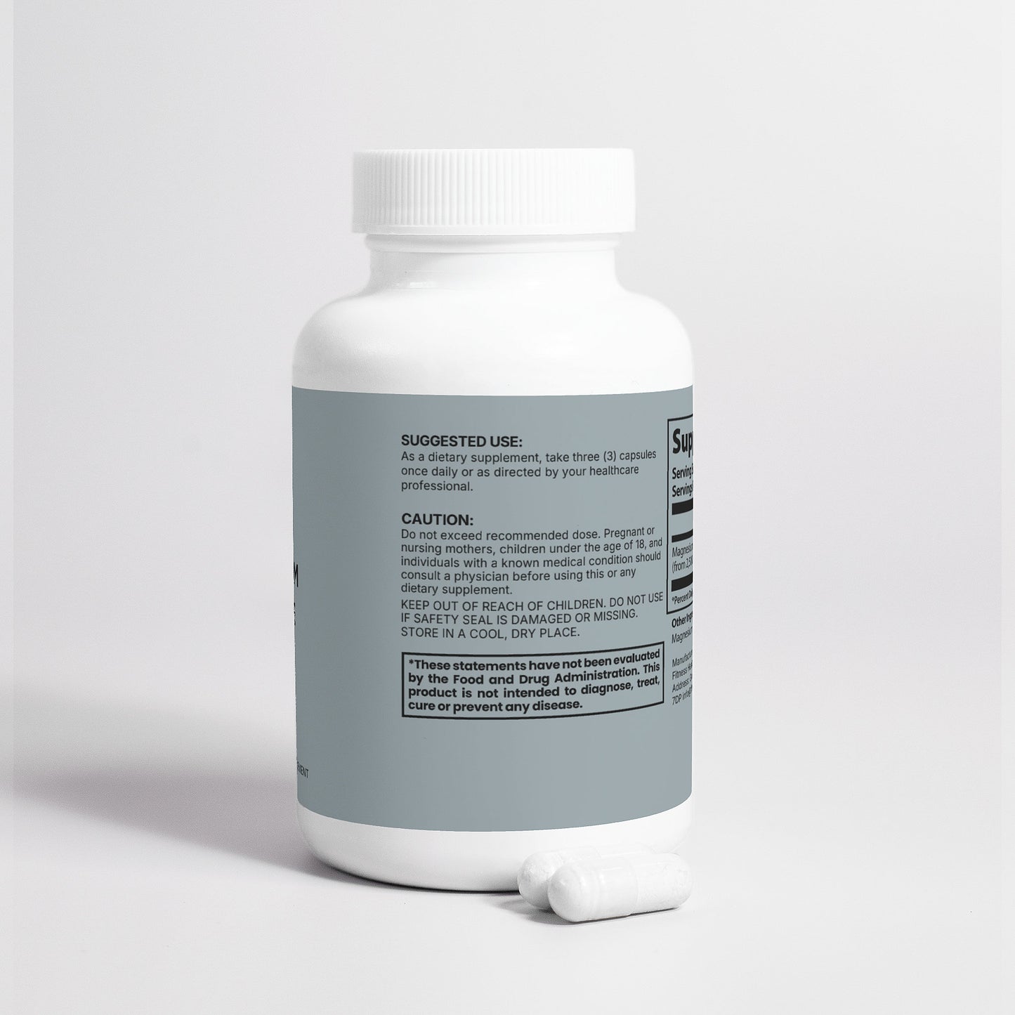 Magnesium Glycinate 2500mg - High Absorption - Sleep + Relaxation Support *