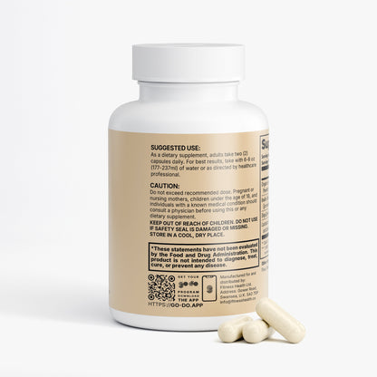 Gut Health Complex - Apple Cider Vinegar + Probiotics + Enzymes - Digestive Formula *
