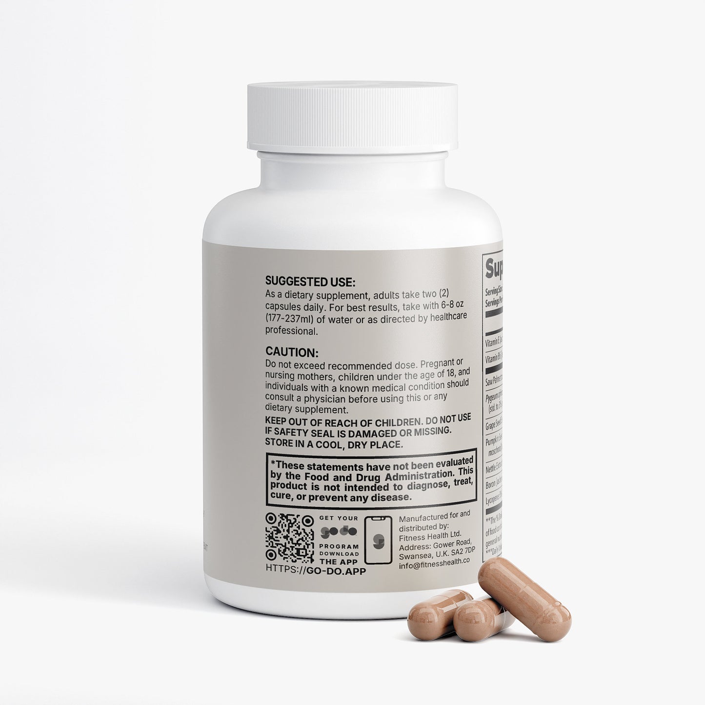 Prostate Support Complex - Saw Palmetto + Pygeum + Nettle - Men's Health Formula *