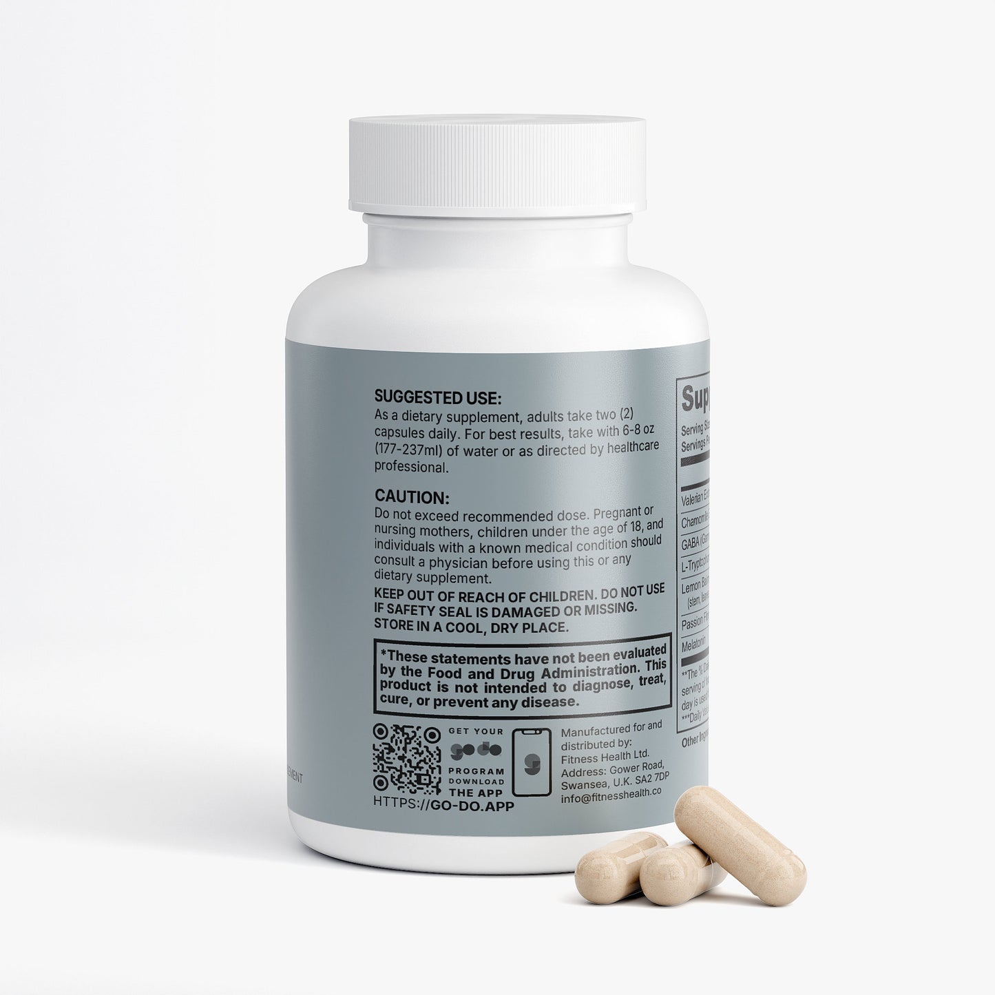 Sleep Support Formula - Valerian + Chamomile + GABA - Natural Rest Blend *