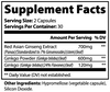 Ginkgo Biloba + Ginseng - Mental Clarity - Energy + Focus Formula *