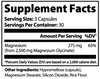 Magnesium Glycinate 2500mg - High Absorption - Sleep + Relaxation Support *