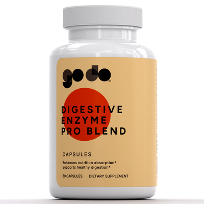 Digestive Enzyme Pro Blend - 8 Enzymes + Probiotics - Nutrient Absorption Support *