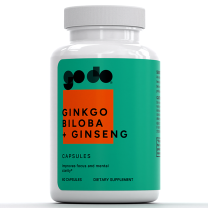 Ginkgo Biloba + Ginseng - Mental Clarity - Energy + Focus Formula *