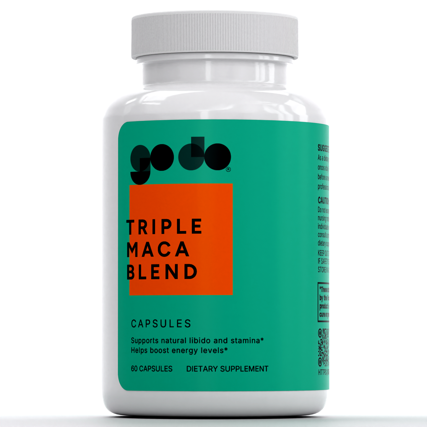 Maca Plus 1500mg - Triple Root Complex - Energy + Vitality Support Formula *