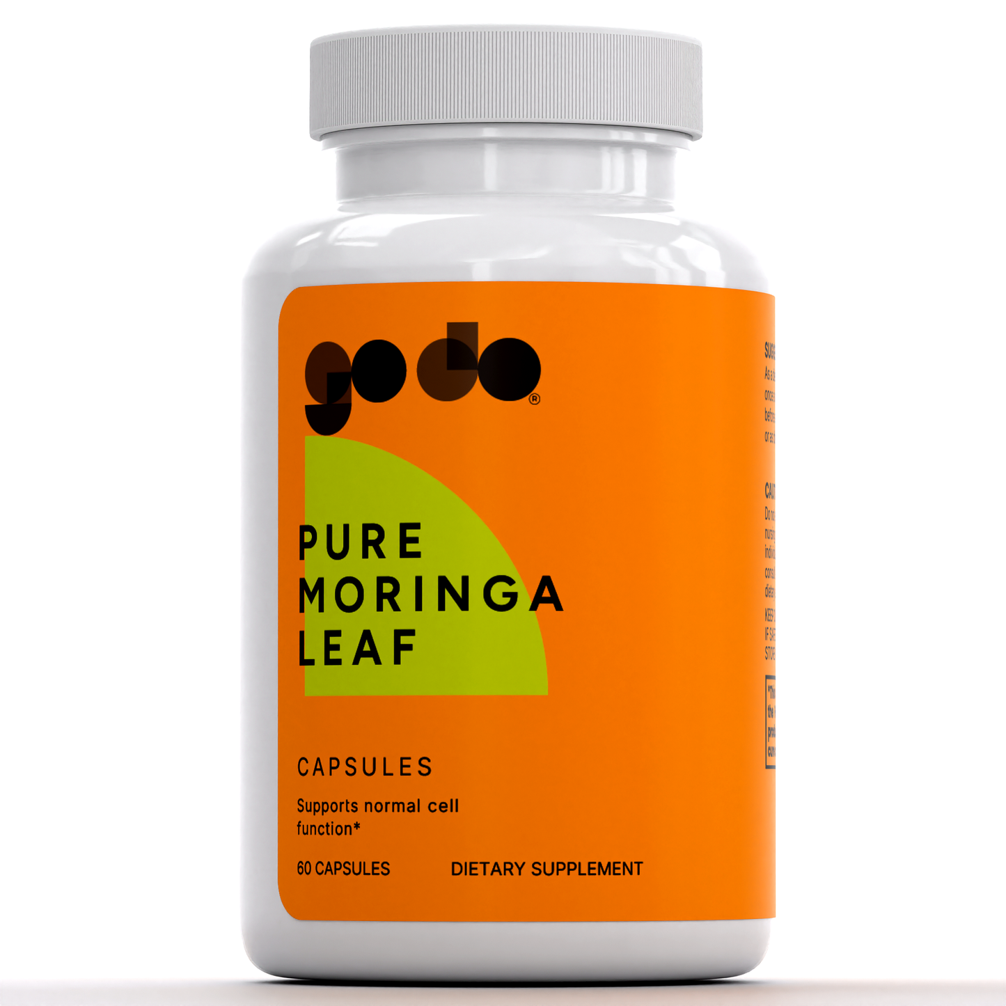Organic Moringa Leaf Capsules - Pure Plant Superfood - Vegan Nutrition Support *