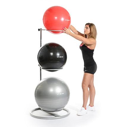65cm Gym Ball (Black) - Fitness Health 