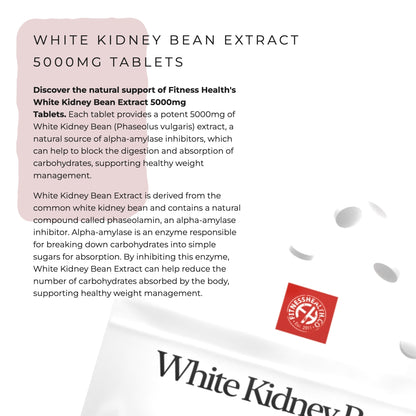 Carb Blocker Tablets - White Kidney Bean Extract