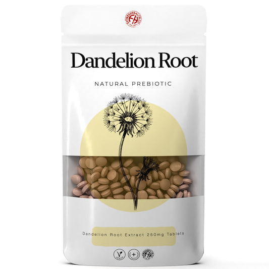 Dandelion Root Extract Tablets - Natural Prebiotic