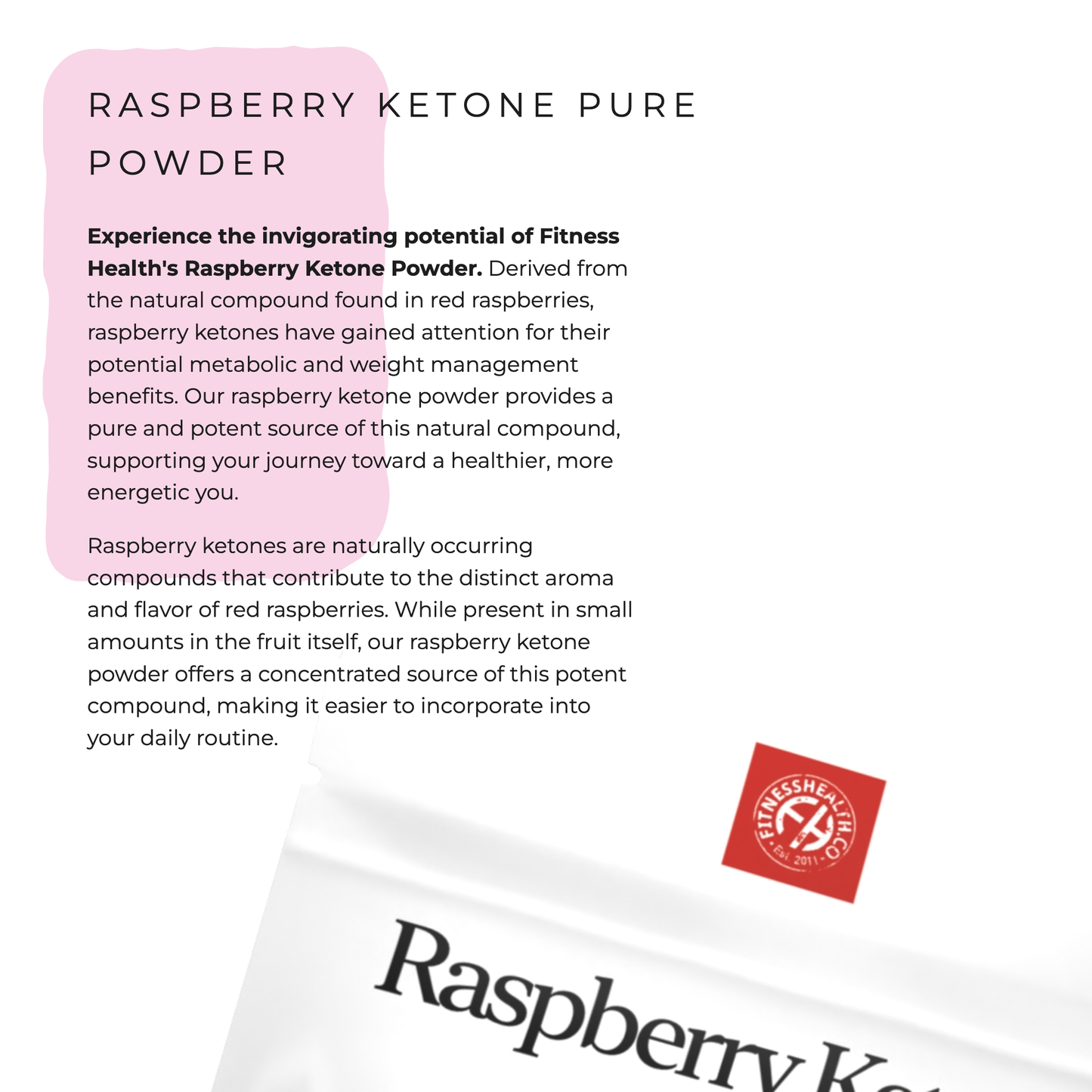 Raspberry Ketone Pure Powder