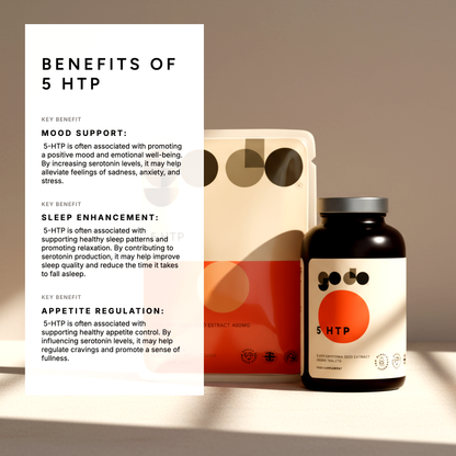 5-HTP Griffonia Seed Extract 200mg Tablets - Natural Herbal Sleep Formula