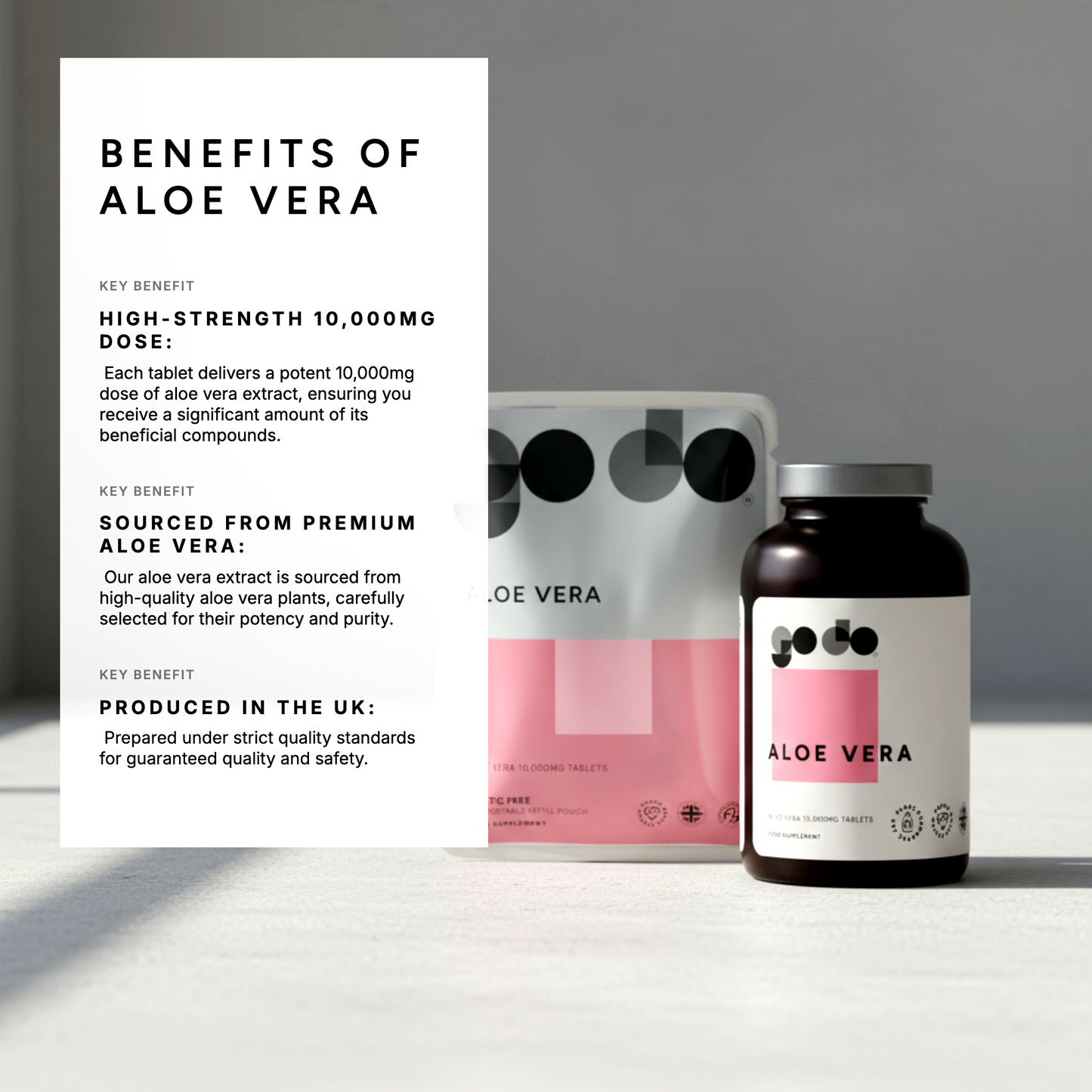 Aloe Vera Tablets 10000mg High Strength