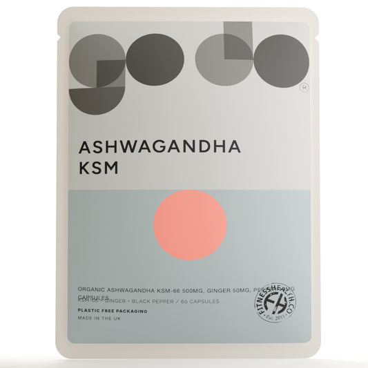 Organic Ashwagandha KSM 66 | 3-in-1 Complex | with Black Pepper & Ginger Extract – 5% Withanolides | Premium Stress Support Supplement
