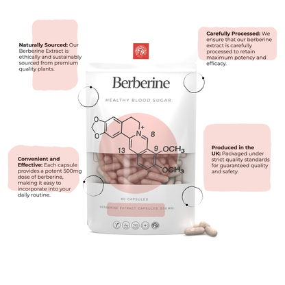 Berberine Extract 500mg Capsules