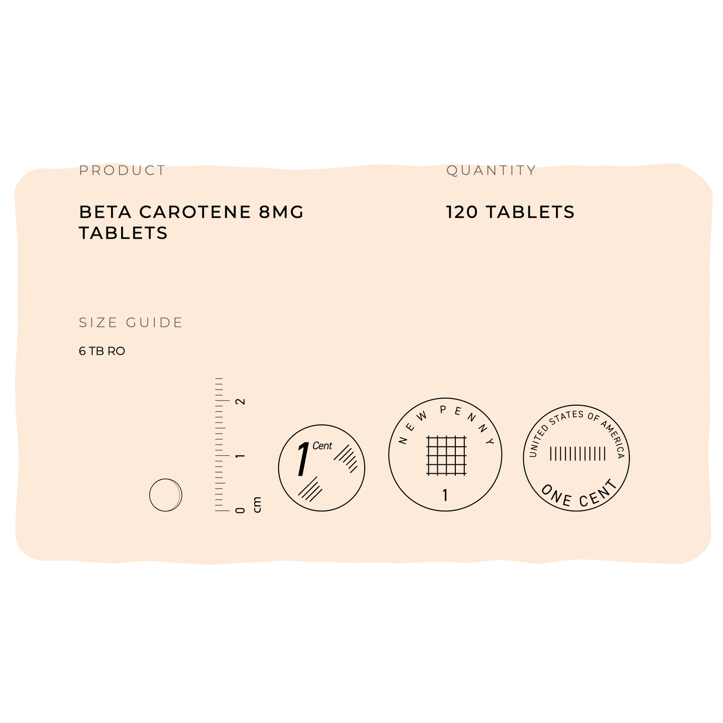 Beta Carotene 8mg Tablets